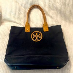 Well loved Tory Burch tote bag